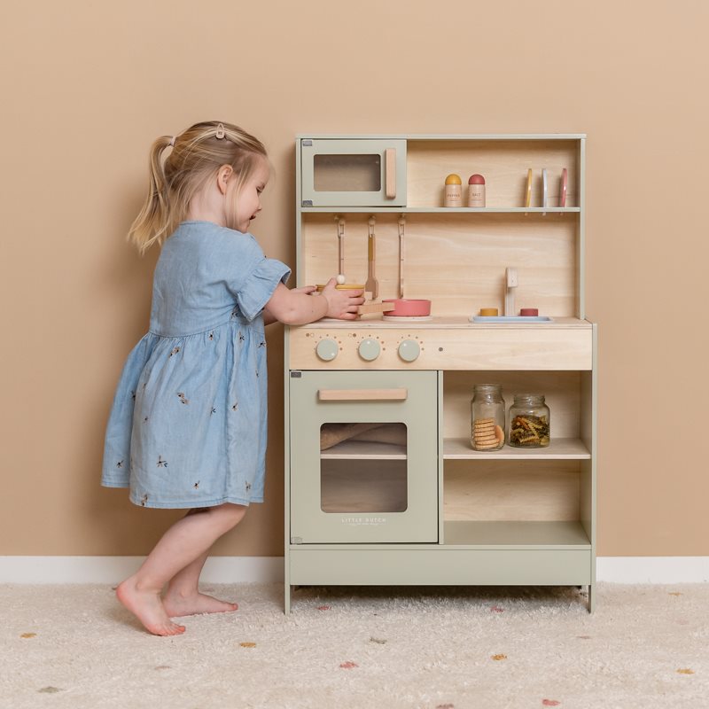 Little Dutch Kinderspielküche Holz mint