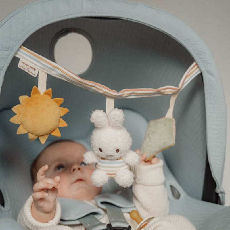 Miffy x Little Dutch Kinderwagenkette Vintage Sunny Stripes