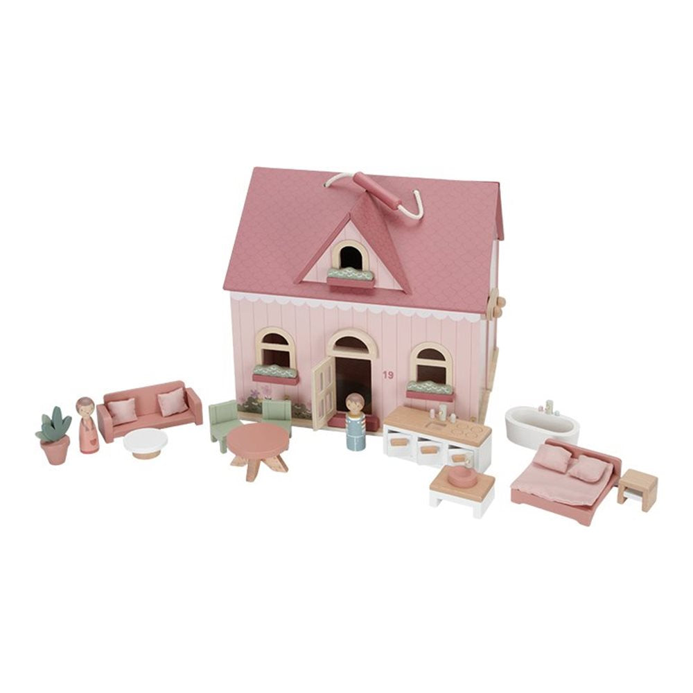 Little Dutch Tragbares Holzpuppenhaus