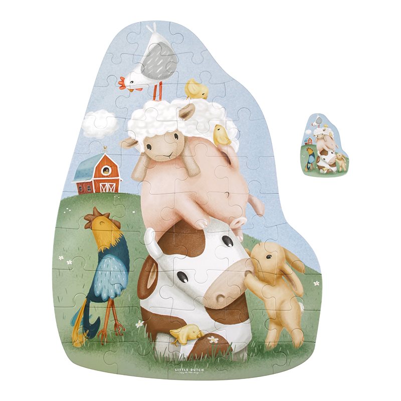 Little Dutch Bodenpuzzle Little Farm