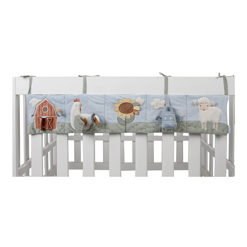 Stoffbuch mit Aktivitäten für Laufgitter Little Farm