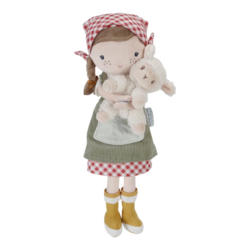 Little Dutch Kuschelpuppe farmer Rosa mit Schaf 35cm Little Farm