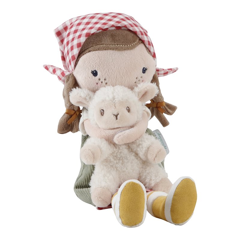Little Dutch Kuschelpuppe farmer Rosa mit Schaf 35cm Little Farm