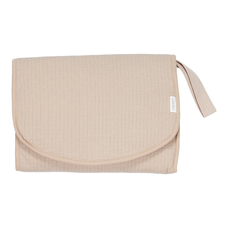 Wickelunterlage für unterwegs Pure Beige Little Dutch