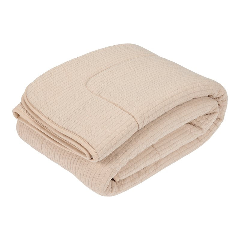 Wiegedecke Pure Beige 70x100cm Little Dutch