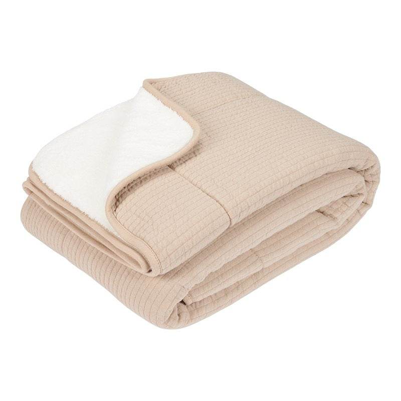 Kinderbettdecke Pure Beige 110x140cm Little Dutch