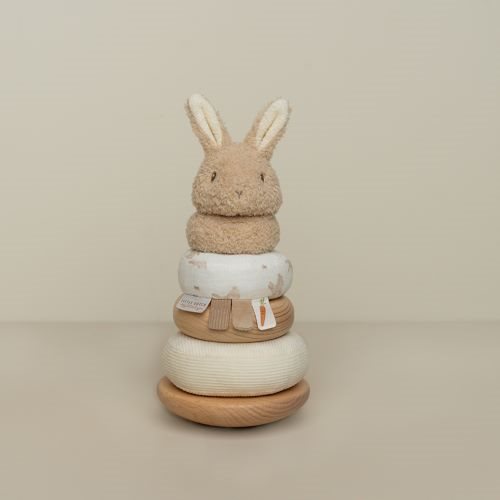 Stapelturm mit Ringen Baby Bunny Little Dutch