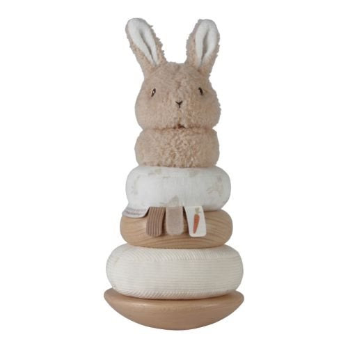 Stapelturm mit Ringen Baby Bunny Little Dutch