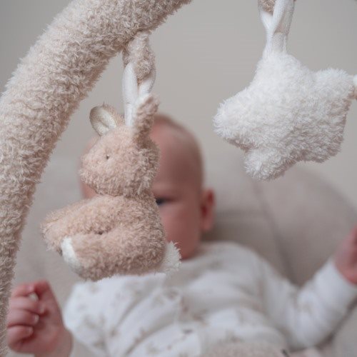 Babywippe Beige Baby Bunny Little Dutch