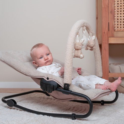 Babywippe Beige Baby Bunny Little Dutch