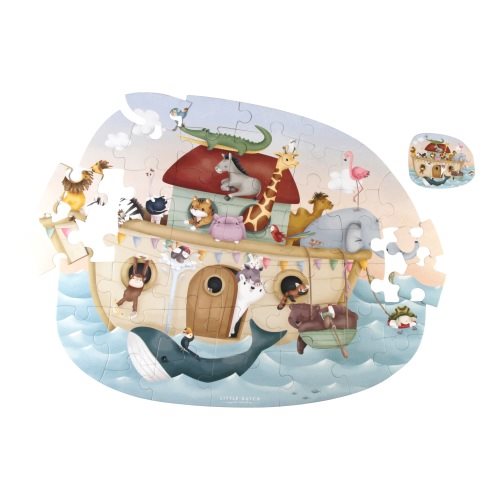 Little Dutch Puzzle XL Noah's Arche Großes Bodenpuzzle 44-teilig 84x97 cm
