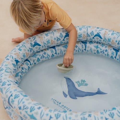 Little Dutch Aufblares Schwimmbecken Ocean Dreams Blue 80 cm
