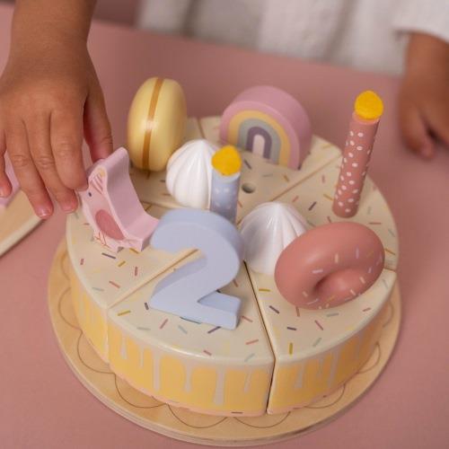 Little Dutch Geburtstagskuchen pink 26-teilig