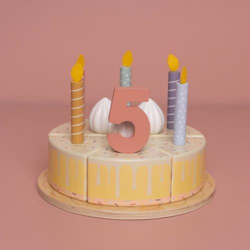 Little Dutch Geburtstagskuchen pink 26-teilig