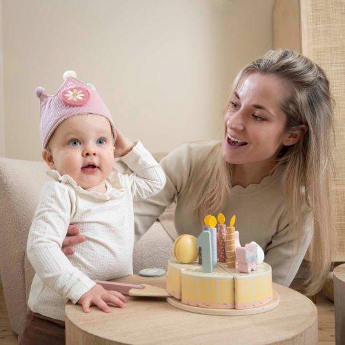 Little Dutch Geburtstagskrone mit Zahlen in Rosa