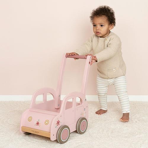 Little Dutch Laufwagen Pink Fairy Garden