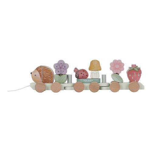 Little Dutch Eisenbahn mit Steck-Formen Igel - Fairy Garden