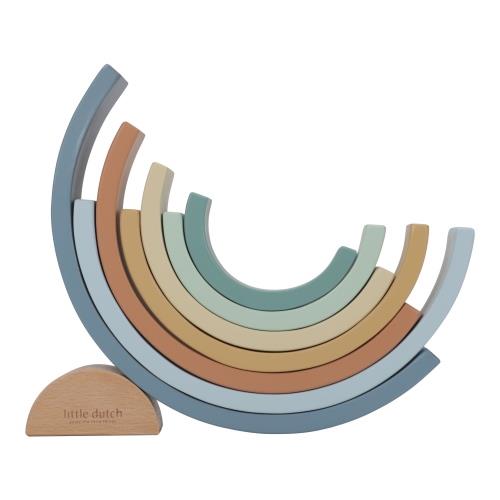 Little Dutch Stapel-Regenbogen Forest Friends blau