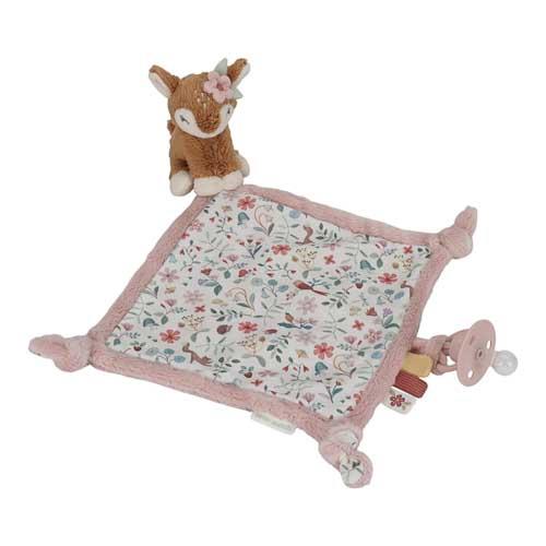 Little Dutch Kuscheltuch mit Print Reh - Fairy Garden