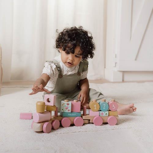 Little Dutch Eisenbahn mit Steck-Formen - Fairy Garden