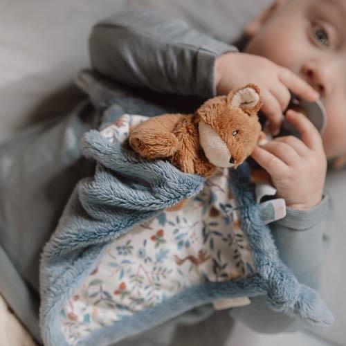 Little Dutch Kuscheltuch mit Print Fuchs- Forest Friends
