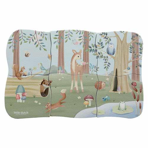 Little Dutch Badeschaum Puzzle Forest Friends