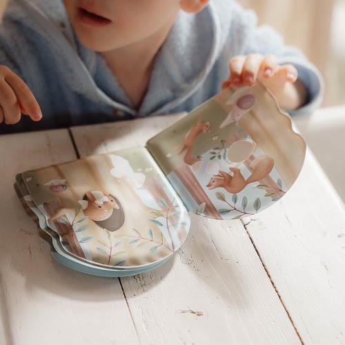 Little Dutch Bade und Spielbuch mit Farbwechsel Forest Friends