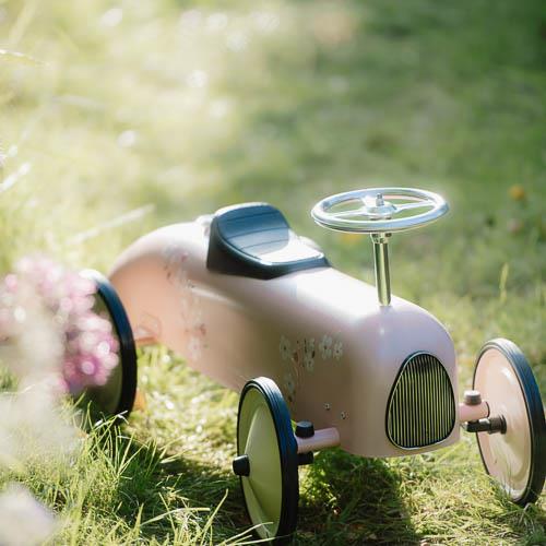 Little Dutch Retro Roller Laufauto - Rosa Metall