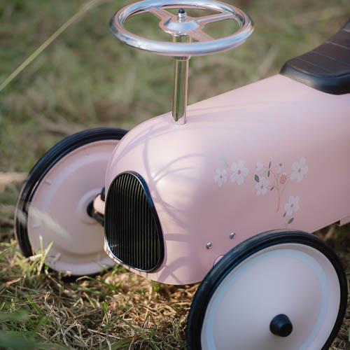 Little Dutch Retro Roller Laufauto - Rosa Metall
