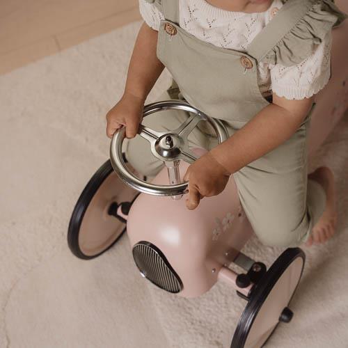 Little Dutch Retro Roller Laufauto - Rosa Metall