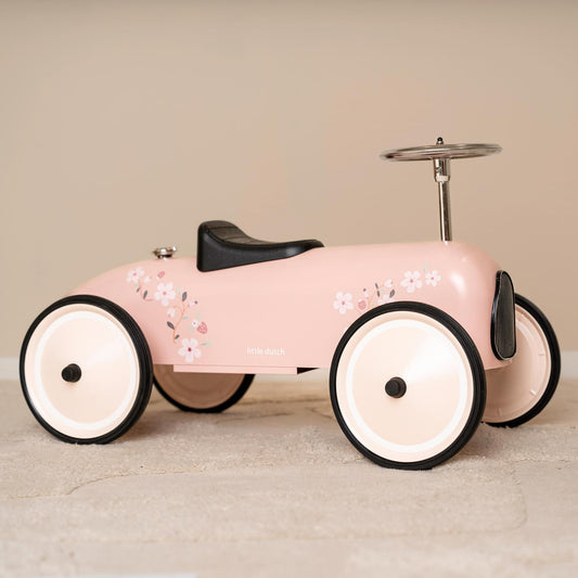 Little Dutch Retro Roller Laufauto - Rosa Metall