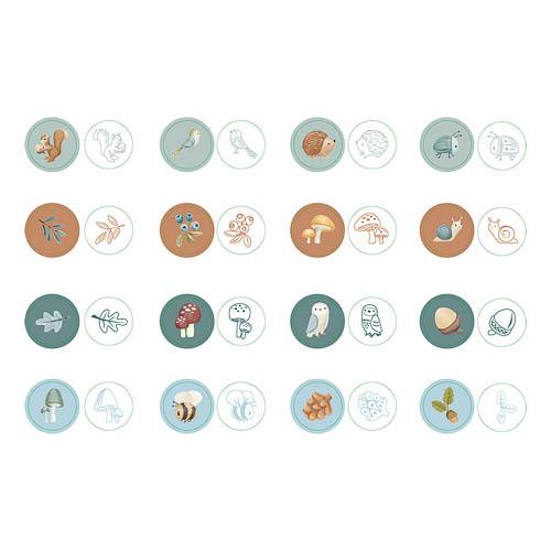 Little Dutch Stempel-Set Forest Friends