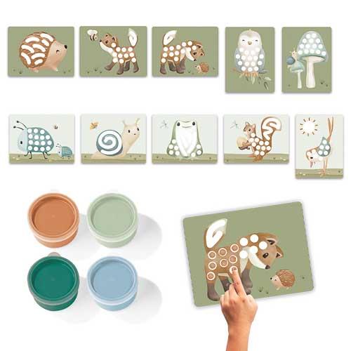 Little Dutch Fingerstempel Set Forest Friends