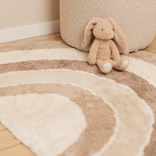 Little Dutch Teppich Regenbogen Natur - 80x130 cm