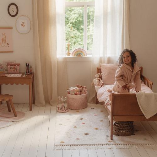 Little Dutch Teppich Pünktchen Rosa - 120x170 cm