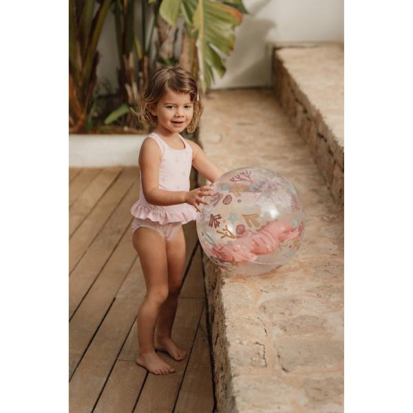 Strandball 3D Ocean Dreams Pink | Little Dutch