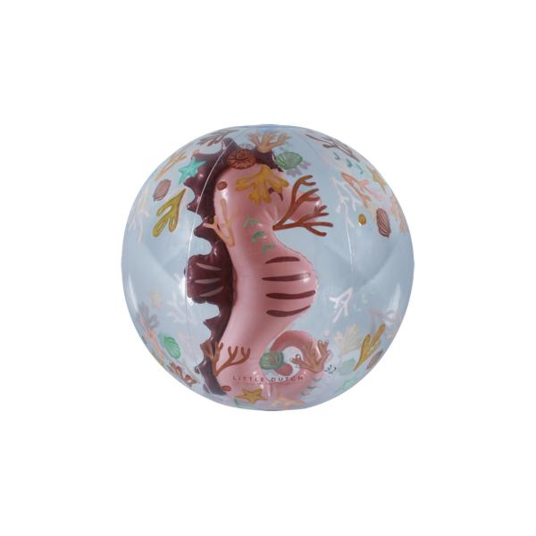 Strandball 3D Ocean Dreams Pink | Little Dutch