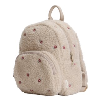 Little Dutch Kinderrucksack Teddy mit Blumen Sand