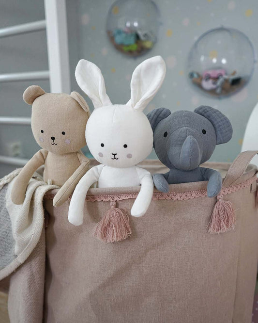 JaBaDaBaDo Kuscheltier 'Hase' cremeweiß ca. 36cm