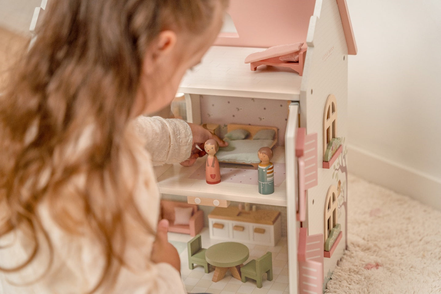 Little Dutch Holz Puppenhaus Pink