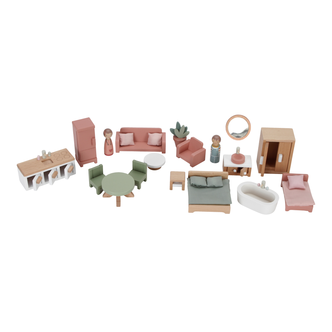 Little Dutch Holz Puppenhaus Pink