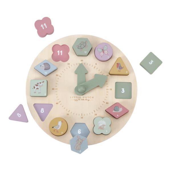 Little Dutch Puzzle-Uhr Little Farm Neu
