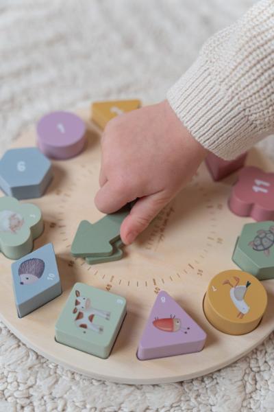 Little Dutch Puzzle-Uhr Little Farm Neu