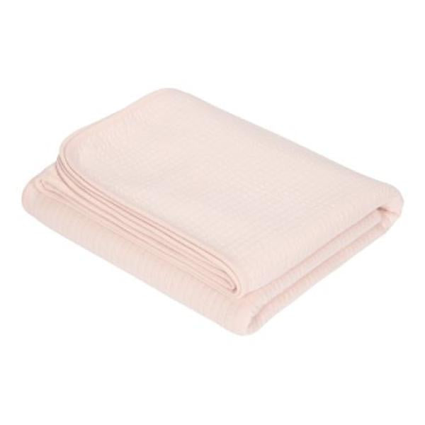 Sommerdecke Wiege Pure Soft Pink Little Dutch