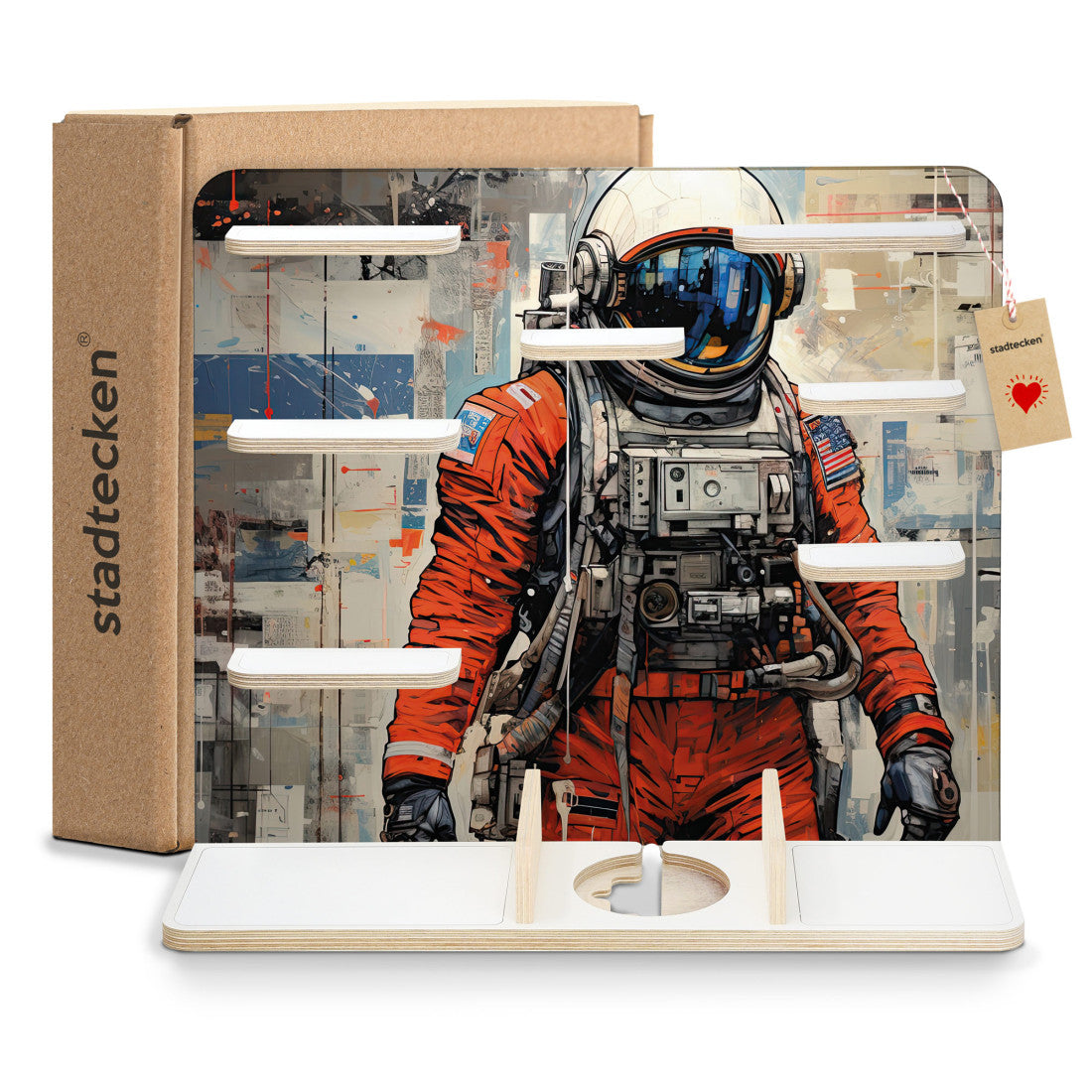 Astronaut -Kinder Regal geeignet für die Musikbox