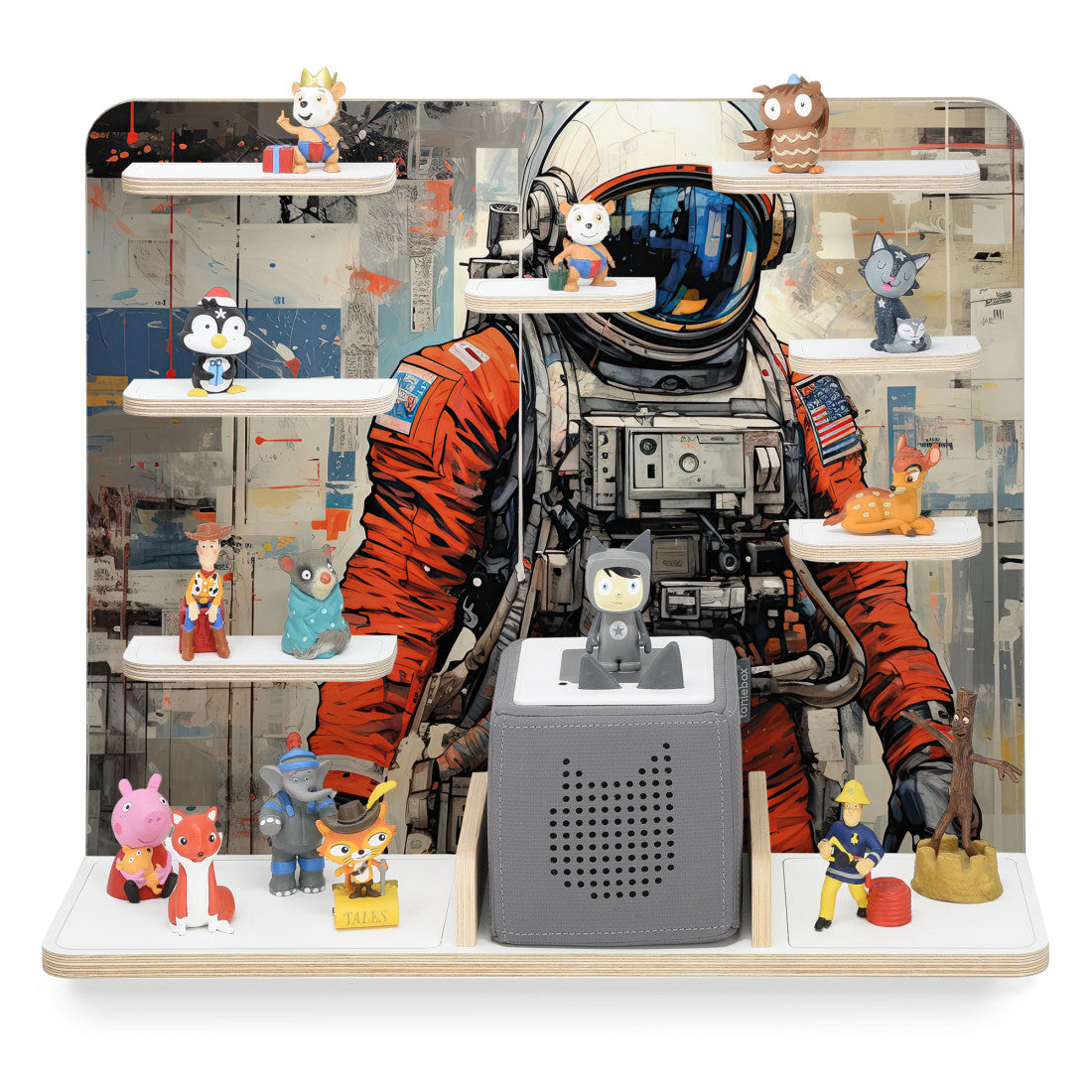 Astronaut -Kinder Regal geeignet für die Musikbox