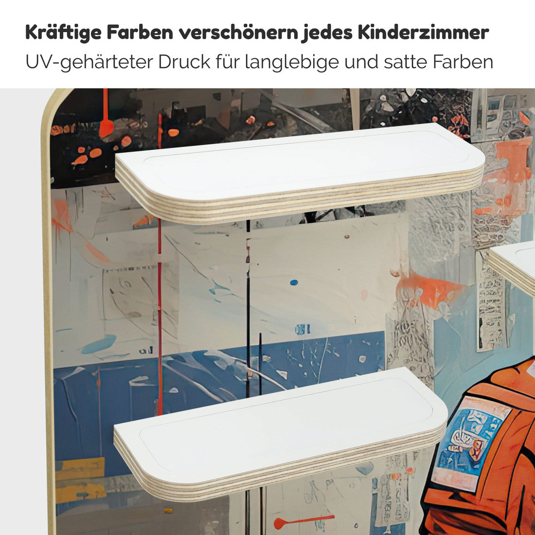 Astronaut -Kinder Regal geeignet für die Musikbox