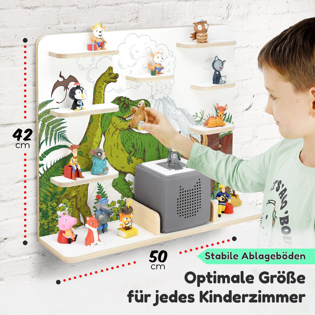 Dinomania -Kinder Regal geeignet für die Musikbox