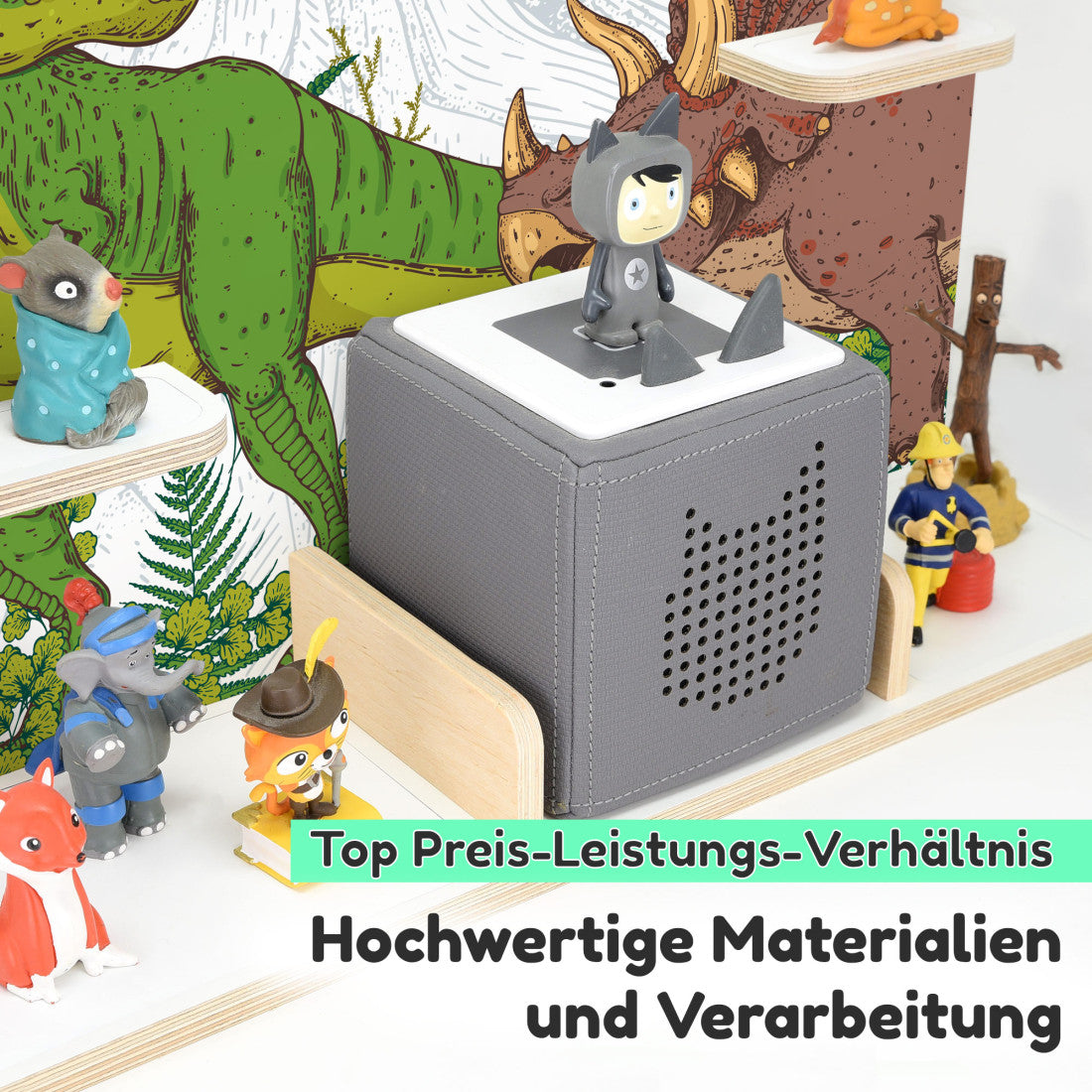 Dinomania -Kinder Regal geeignet für die Musikbox