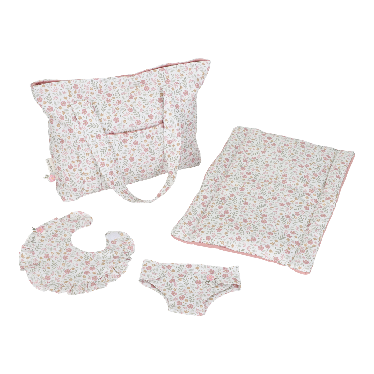Little Dutch Puppenwickeltasche Soft Flowers für Lily & Noa